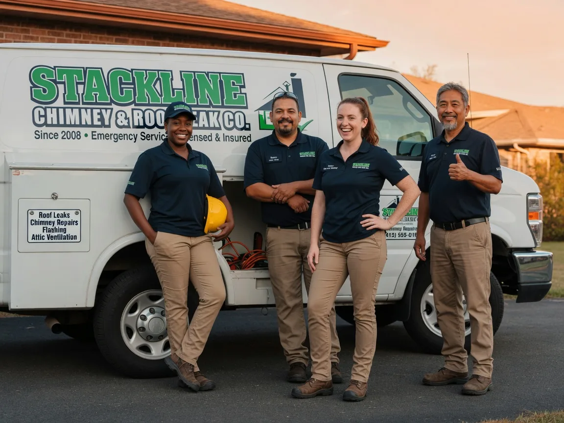Chimney flashing repair company in Reynolds, IL